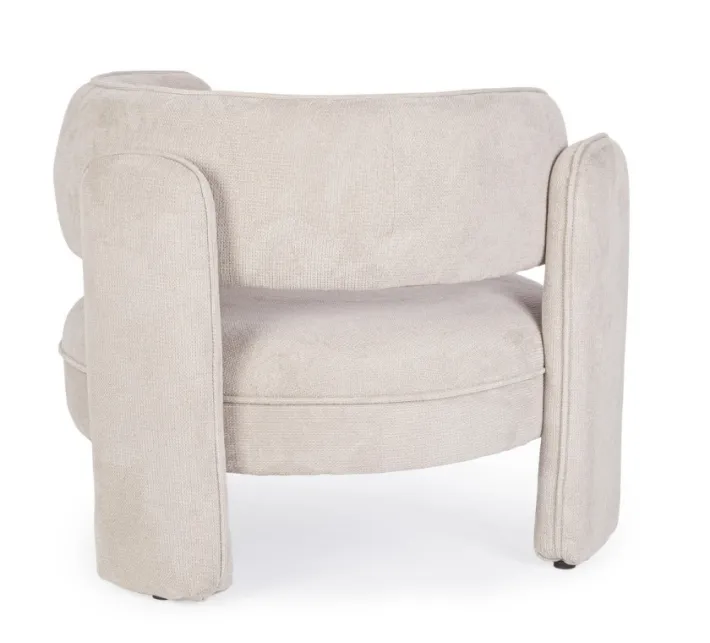 Bizzotto Poltrone E Chaise Longue>POLTRONA IN TESSUTO BEIGE - AISHA