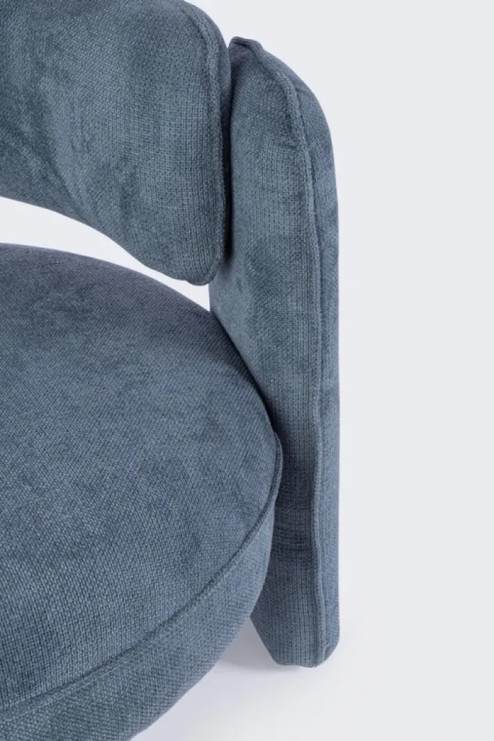 Bizzotto Poltrone E Chaise Longue>POLTRONA IN TESSUTO BLU - AISHA