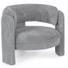 Bizzotto Poltrone E Chaise Longue>POLTRONA IN TESSUTO GRIGIO - AISHA