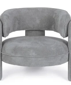 Bizzotto Poltrone E Chaise Longue>POLTRONA IN TESSUTO GRIGIO - AISHA