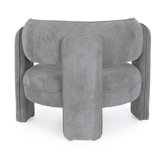 Bizzotto Poltrone E Chaise Longue>POLTRONA IN TESSUTO GRIGIO - AISHA