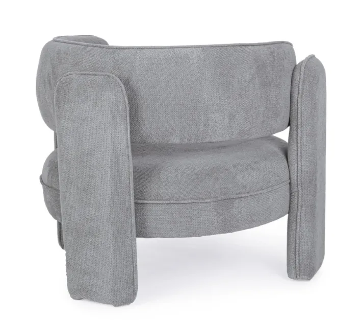Bizzotto Poltrone E Chaise Longue>POLTRONA IN TESSUTO GRIGIO - AISHA