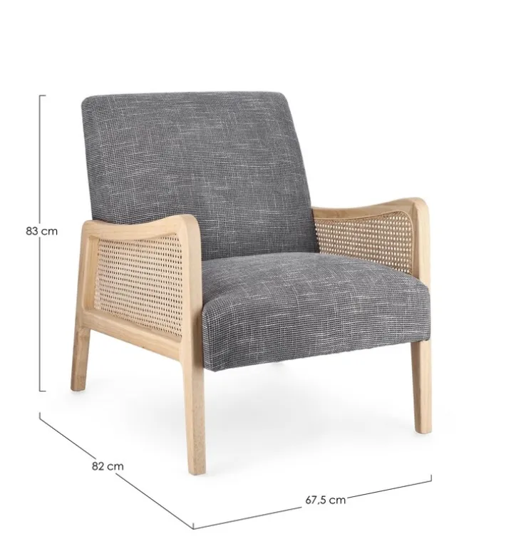 Bizzotto Poltrone E Chaise Longue>POLTRONA IN TESSUTO WINTER - DEANNA
