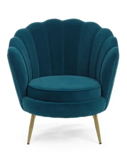 Bizzotto Poltrone E Chaise Longue>POLTRONA IN VELLUTO BLU - GILIOLA