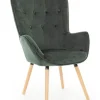 Bizzotto Poltrone E Chaise Longue>POLTRONA IN VELLUTO VERDE BOSCO - JULIET