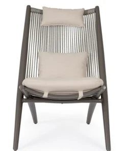 Bizzotto Poltrone>POLTRONA LOUNGE C-C ALOHA COCOA
