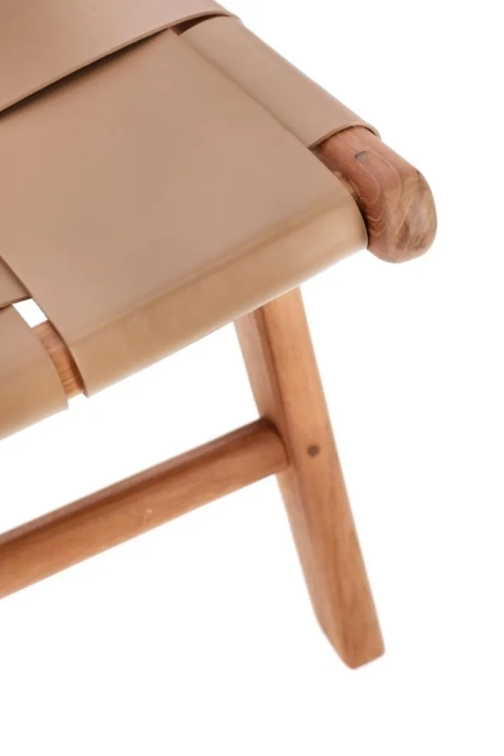 Bizzotto Poltrone E Chaise Longue>POLTRONA LOUNGE IN PELLE TORTORA - JOANNA