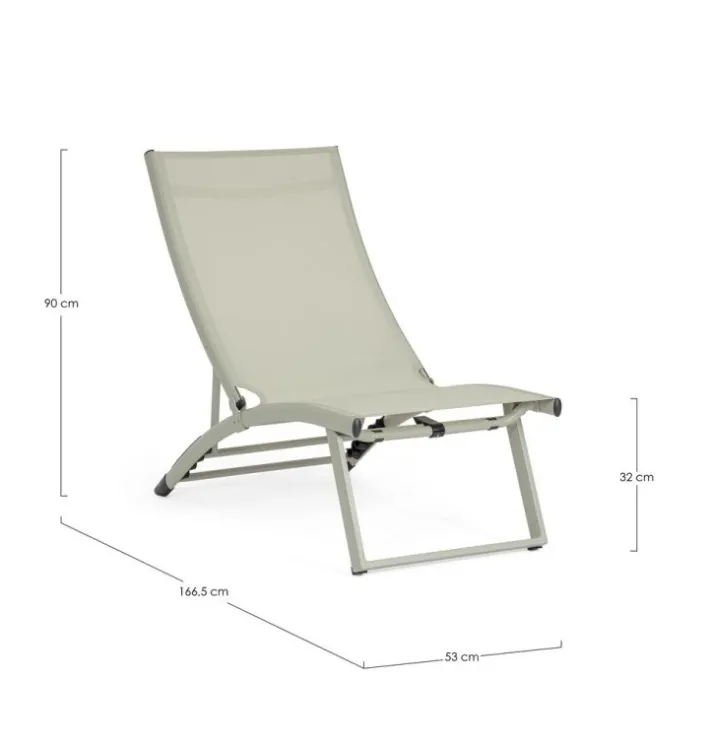 Bizzotto Lettini, Sdraio E Chaise Longue>POLTRONA LOUNGE RECL. TAYLOR BREEZE
