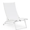 Bizzotto Lettini, Sdraio E Chaise Longue>POLTRONA LOUNGE RECLINABILE BIANCA - TAYLOR