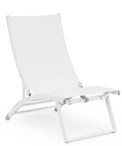 Bizzotto Lettini, Sdraio E Chaise Longue>POLTRONA LOUNGE RECLINABILE BIANCA - TAYLOR