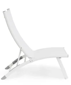 Bizzotto Lettini, Sdraio E Chaise Longue>POLTRONA LOUNGE RECLINABILE BIANCA - TAYLOR