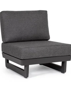Bizzotto Poltrone>POLTRONA MODULARE IN ALLUMINIO ANTRACITE WG21 - INFINITY