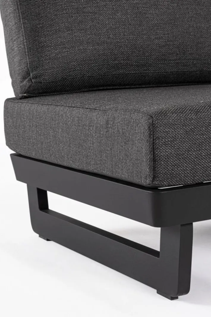 Bizzotto Poltrone>POLTRONA MODULARE IN ALLUMINIO ANTRACITE WG21 - INFINITY