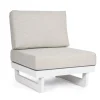 Bizzotto Poltrone>POLTRONA MODULARE IN ALLUMINIO BIANCO WG20 - INFINITY
