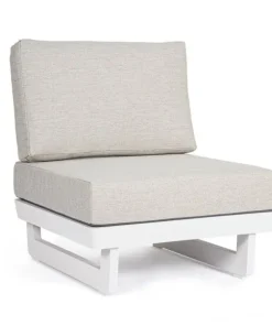 Bizzotto Poltrone>POLTRONA MODULARE IN ALLUMINIO BIANCO WG20 - INFINITY