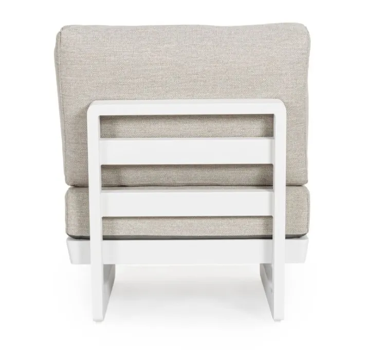 Bizzotto Poltrone>POLTRONA MODULARE IN ALLUMINIO BIANCO WG20 - INFINITY
