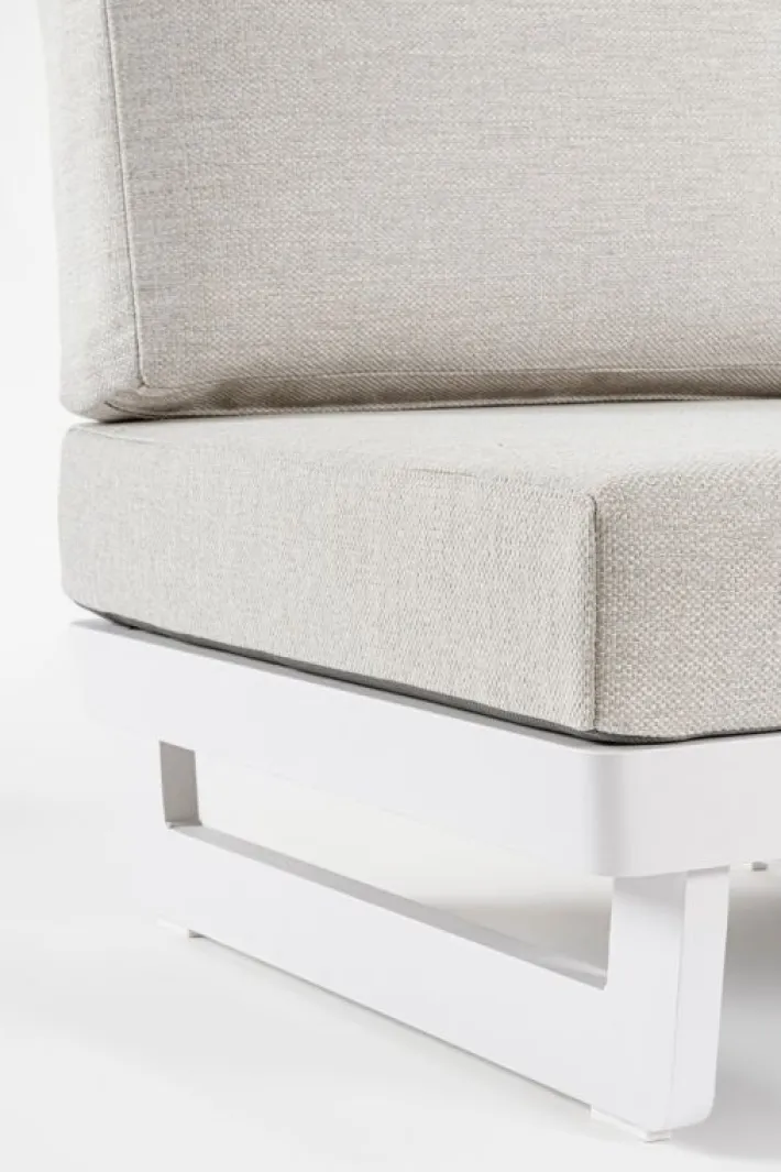 Bizzotto Poltrone>POLTRONA MODULARE IN ALLUMINIO BIANCO WG20 - INFINITY
