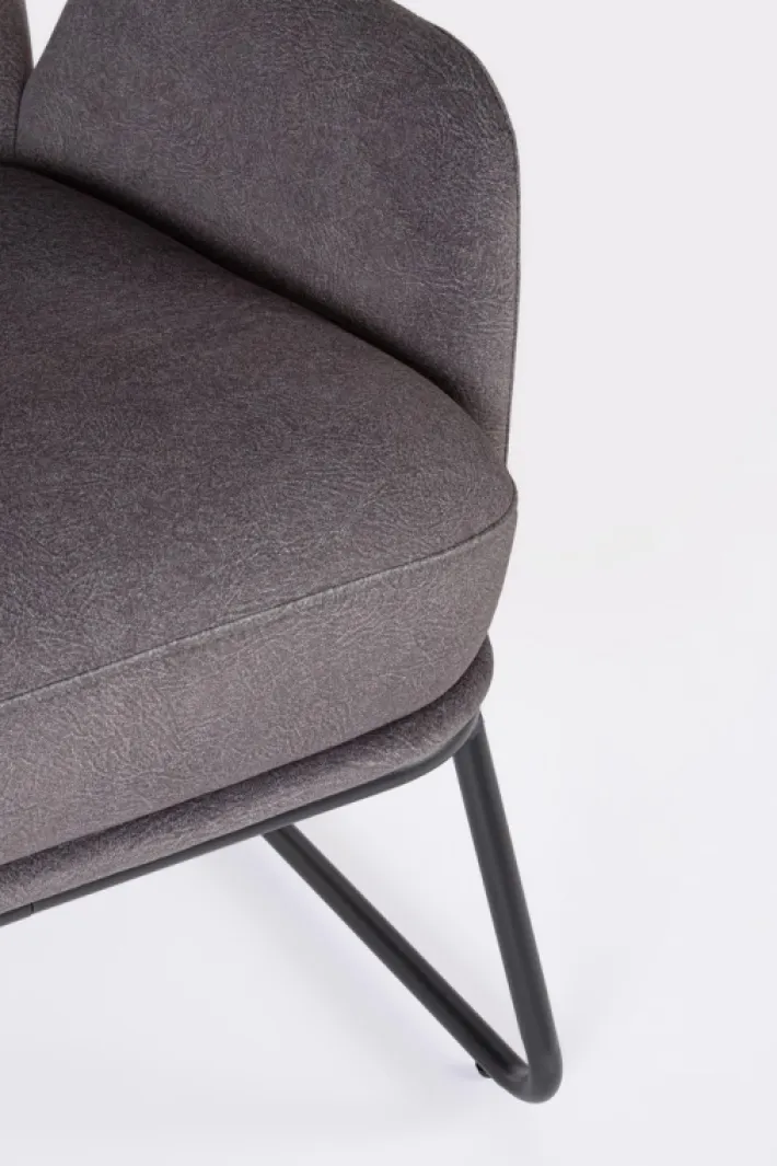 Bizzotto Poltrone E Chaise Longue>POLTRONA OPHELIA GRIGIO SCURO