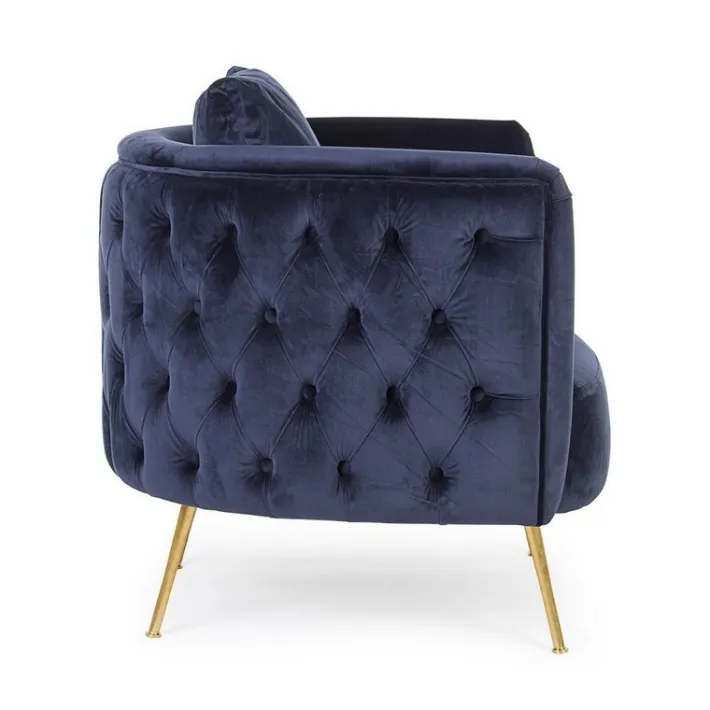 Bizzotto Poltrone E Chaise Longue>POLTRONA SFODERABILE BLU - TENBURY