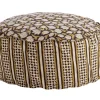 Bizzotto Pouf>POUF CALAIS NERO C-TULIPANO-ROMBO D65X25