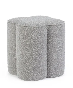 Bizzotto Pouf>POUF EFFETTO BOUCLE' GRIGIO - COINTA