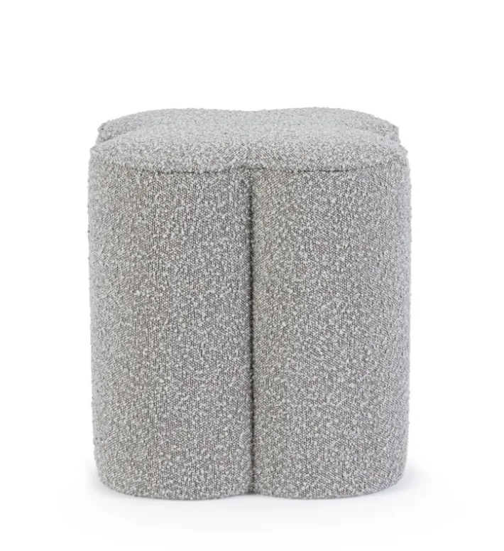 Bizzotto Pouf>POUF EFFETTO BOUCLE' GRIGIO - COINTA