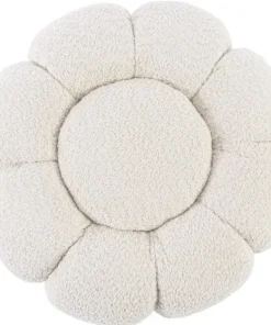 Bizzotto Pouf>POUF EFFETTO BOUCLE' NATURALE - FLOREL
