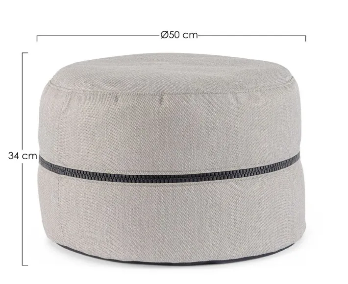 Bizzotto Pouf Da Esterno>POUF GULIZAR GRAPHITE D50
