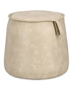 Bizzotto Pouf>POUF RUDINA AVORIO