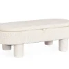 Bizzotto Pouf>POUF TANYA C-VASS OVALE BIANCO