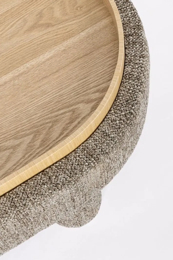 Bizzotto Pouf>POUF TANYA C-VASS OVALE GRIGIO