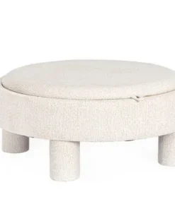 Bizzotto Pouf>POUF TANYA C-VASS TONDO BIANCO