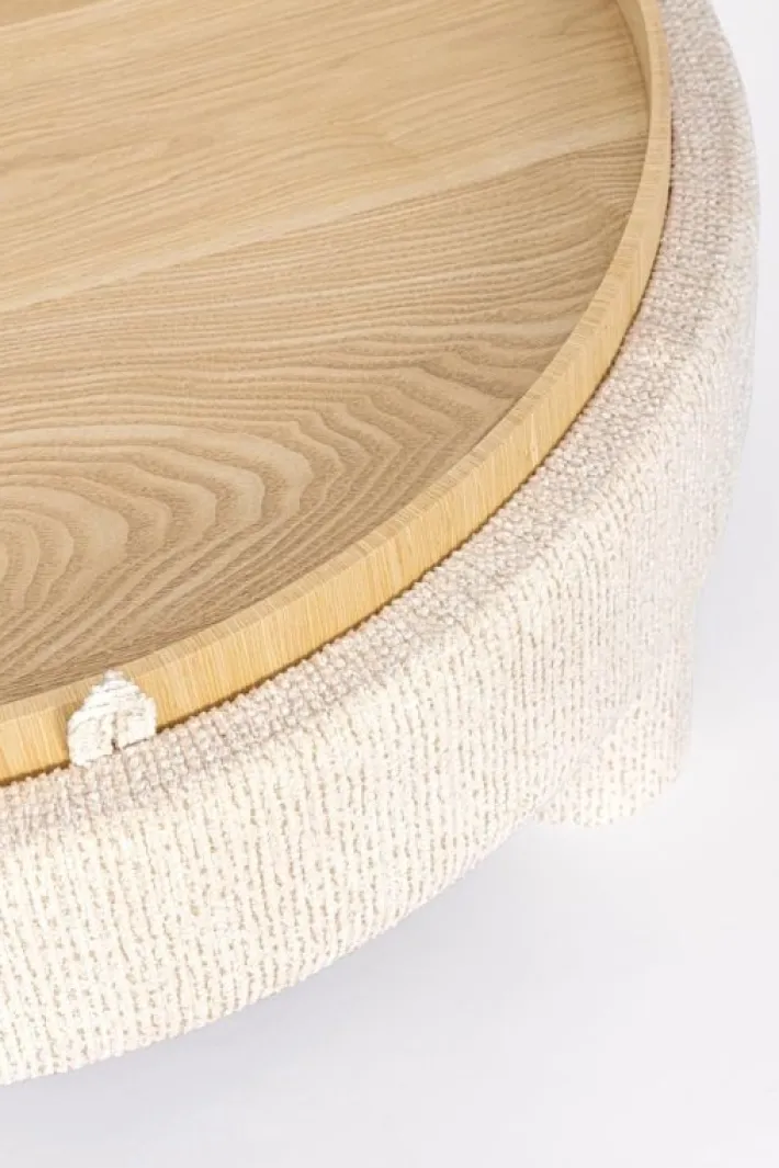 Bizzotto Pouf>POUF TANYA C-VASS TONDO BIANCO