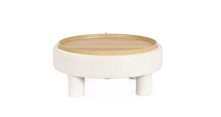 Bizzotto Pouf>POUF TANYA C-VASS TONDO BIANCO