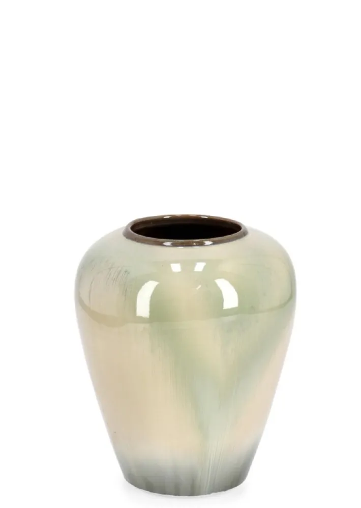 Bizzotto Vasi E Coprivasi>P.VASO COIRA BOMBATO BIANCO AZZURRO H30