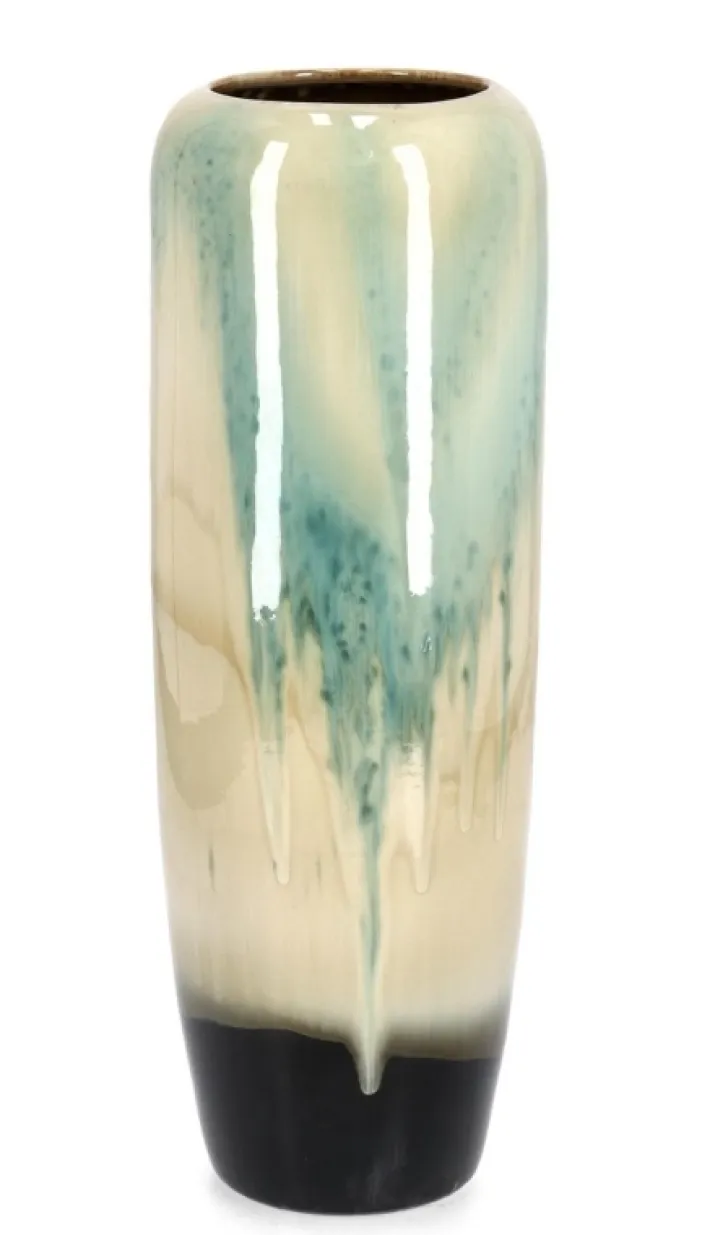 Bizzotto Vasi E Coprivasi>P.VASO COIRA SVASATO BIANCO AZZURRO H60