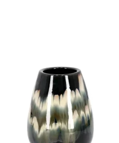 Bizzotto Vasi E Coprivasi>P.VASO COIRA SVASATO NERO MELANGE H32