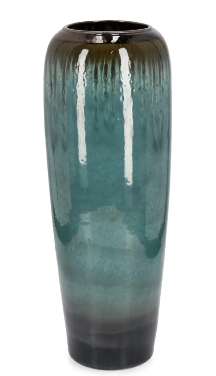 Bizzotto Vasi E Coprivasi>P.VASO COIRA SVASATO VERDE MELANGE H72