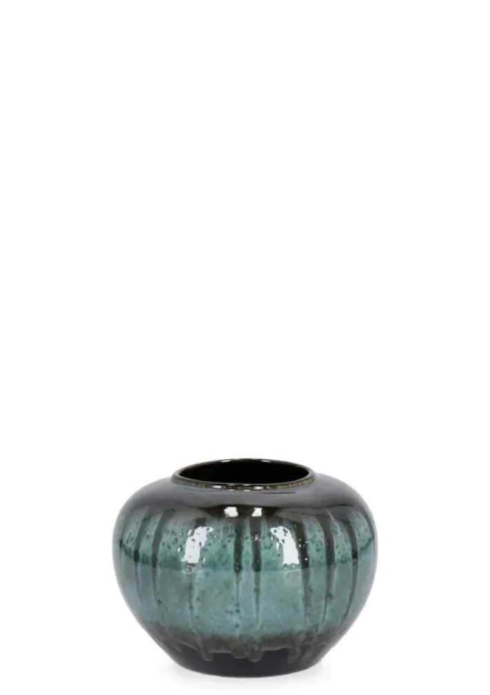 Bizzotto Vasi E Coprivasi>P.VASO COIRA TONDO VERDE MELANGE D25
