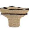 Bizzotto Ceste Decorative>P.VASO DECORATIVO LANH NATURALE NERO D59