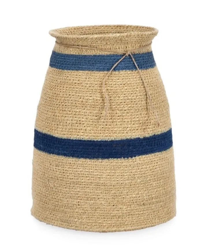 Bizzotto Ceste Decorative>P.VASO DECORATIVO NINH NATURALE BLU H25
