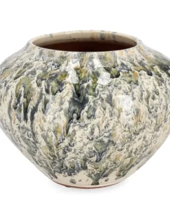 Bizzotto Vasi E Coprivasi>P.VASO ESMA MELANGE VERDE BLU D22,5