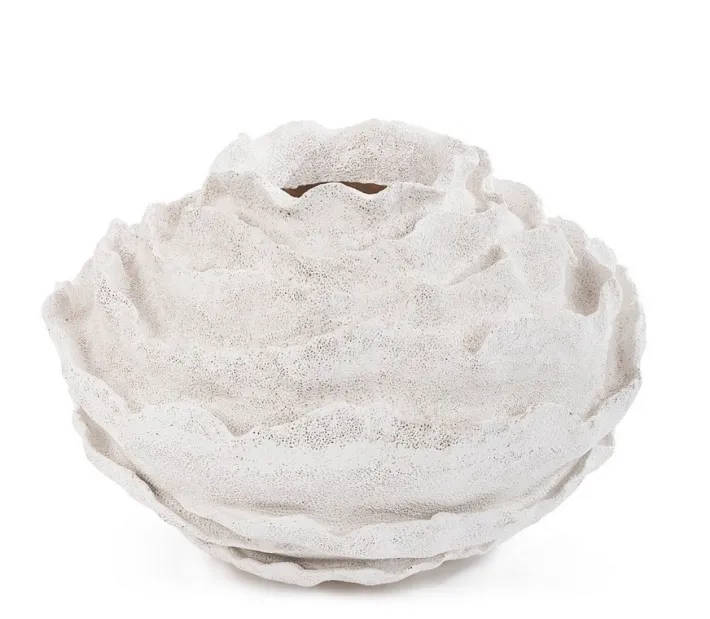 Bizzotto Coprivasi>P.VASO PAVO BOMB. BIANCO H39.5