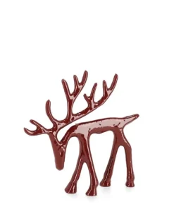 Bizzotto Oggettistica>RENNA CORNWALL STAND ROSSO H14,5