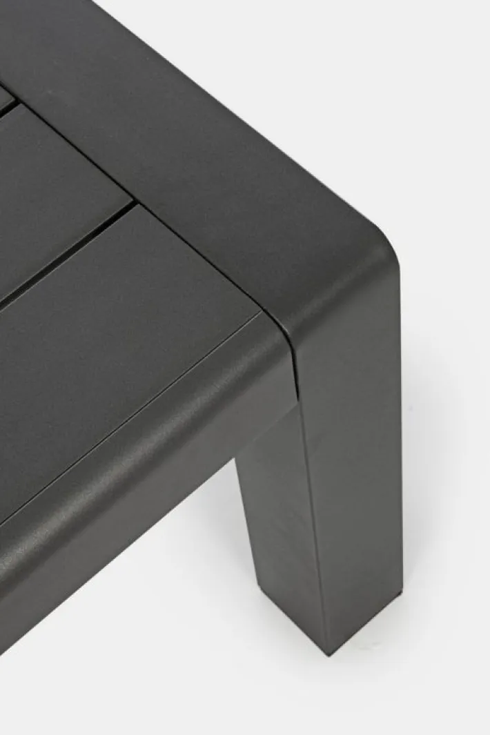 Bizzotto Salotti Completi>SALOTTO ANGOLARE IN ALLUMINIO ANTRACITE CX23 - KONNOR