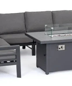 Bizzotto Salotti Completi>SALOTTO ANGOLARE IN ALLUMINIO ANTRACITE PG61 - HENDRIX