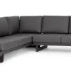 Bizzotto Salotti Completi>SALOTTO ANGOLARE IN ALLUMINIO ANTRACITE WG21 - INFINITY