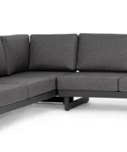 Bizzotto Salotti Completi>SALOTTO ANGOLARE IN ALLUMINIO ANTRACITE WG21 - INFINITY
