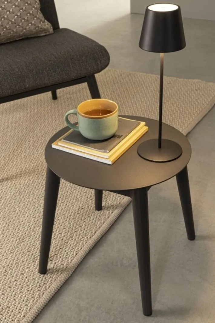 Bizzotto Salotti Completi>SALOTTO IN ALLUMINIO ANTRACITE WG21 - ISABELA