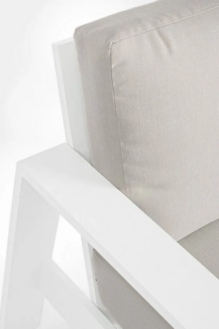 Bizzotto Salotti Completi>SALOTTO IN ALLUMINIO BIANCO YK11 - BALTIC